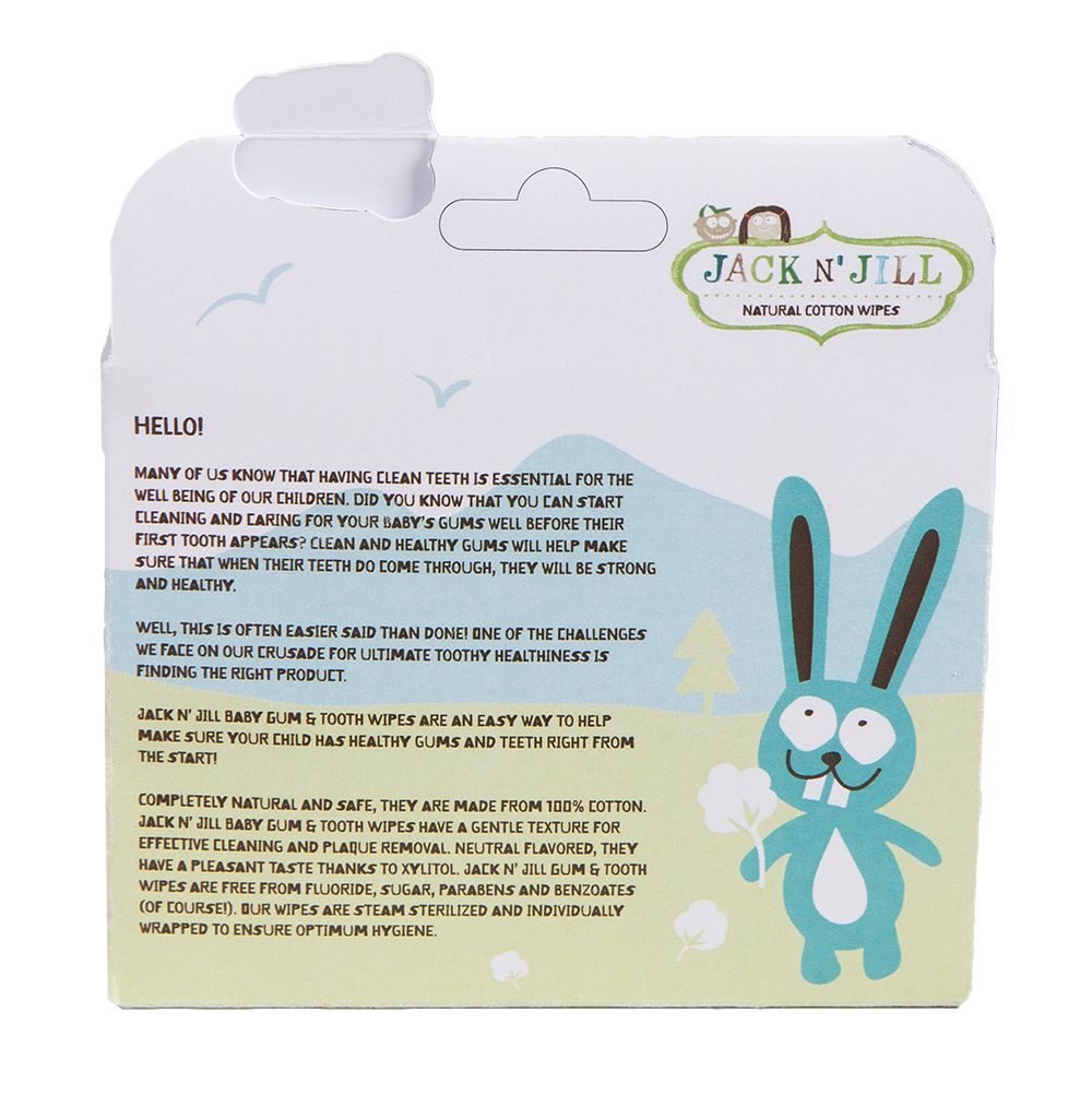 JACK 'N' JILL BABY GUM & TOOTH WIPES