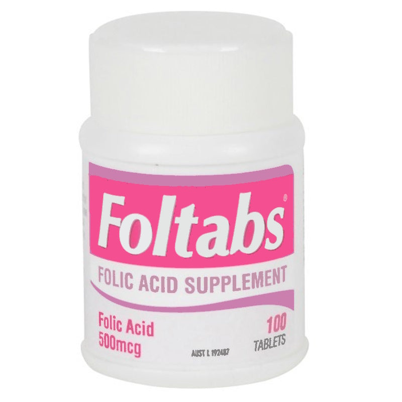 FOLTABS - FOLIC ACID 500mcg