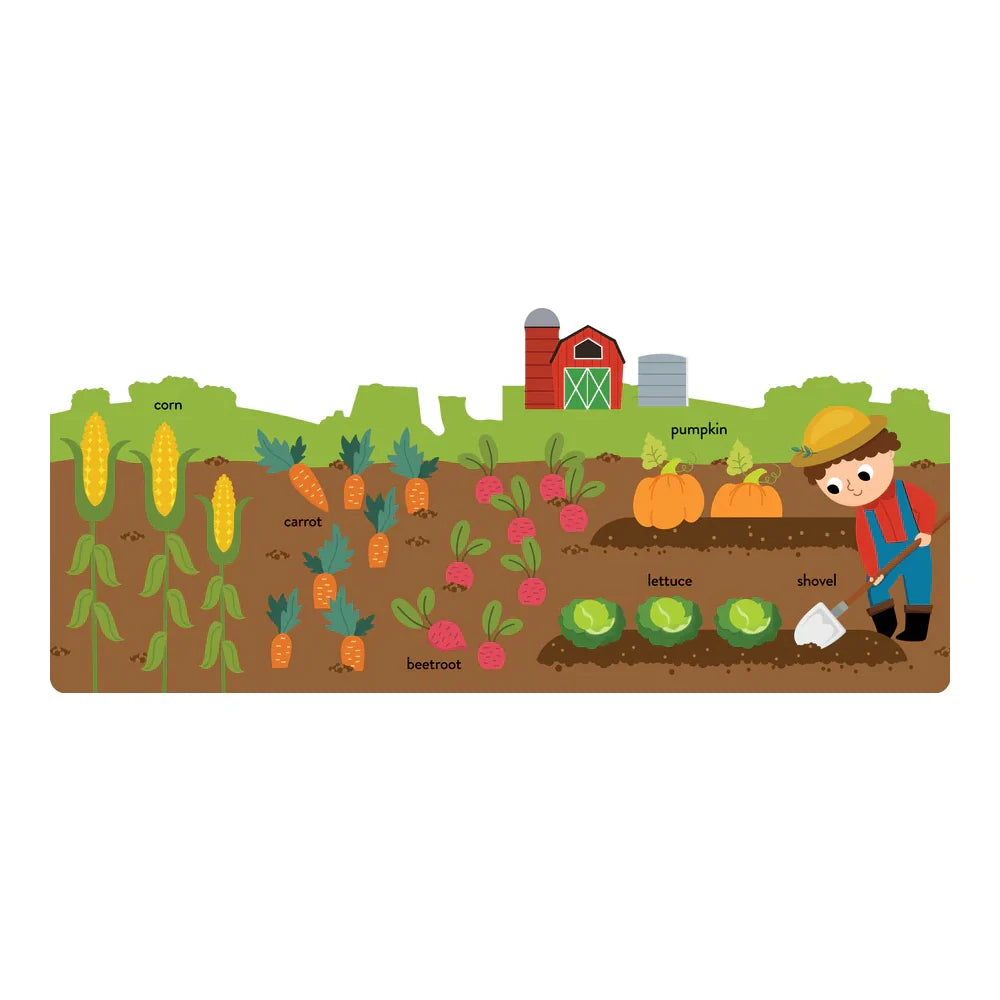 Chunky Scenes Board Book - My First Words - On the Farm Book