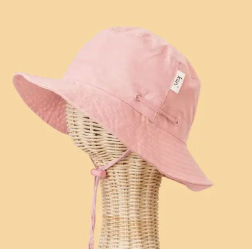 COTTON SUN HAT- PEONY (XS)