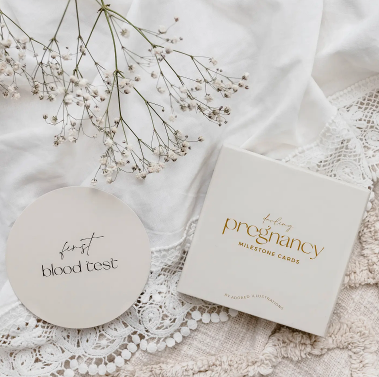 ADORE ILLUSTRATIONS - PREGNANCY MILESTONE CARDS