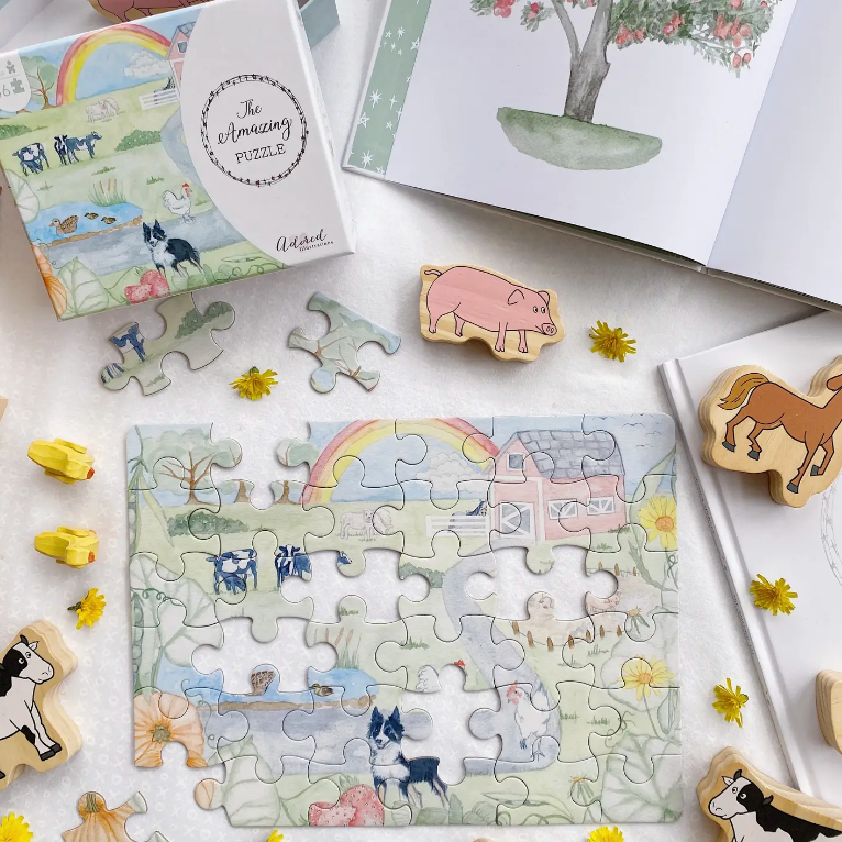 ADORED ILLUSTRATIONS - THE AMAZING PUZZLE