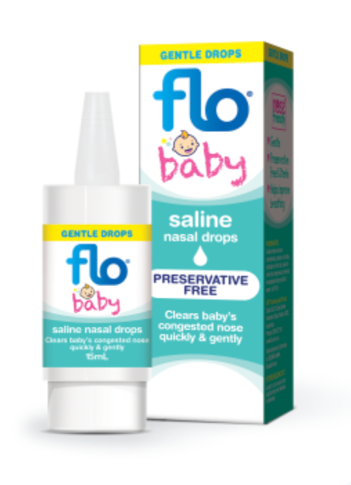 FLO BABY NASAL SALINE DROPS 15ML