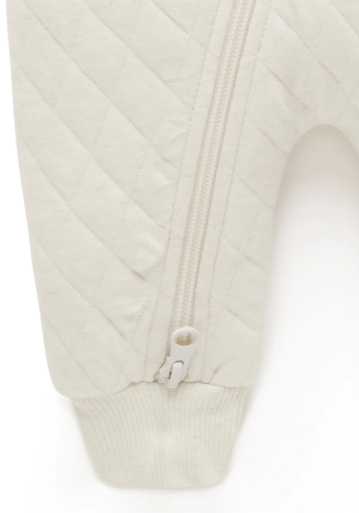 PUREBABY - QUILTED GROWSUIT