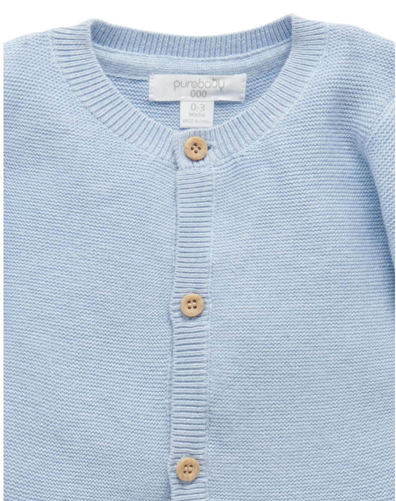 PUREBABY - TEXTURED CARDIGAN