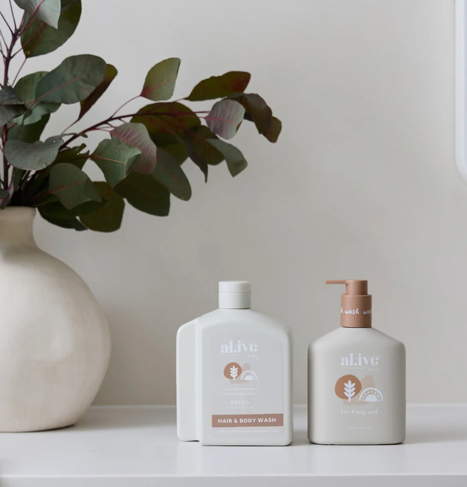AL.IVE | BABY BODY WASH REFILL | OATMEAL 650ML