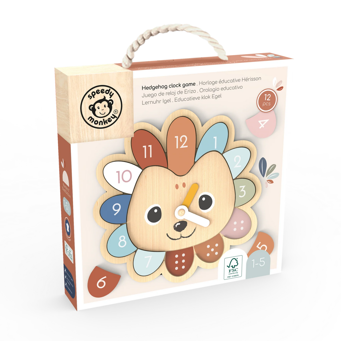 Educational Clock - Hedgehog Game