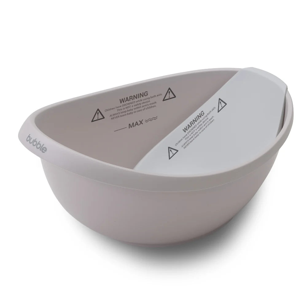 BUBBLE BABY BATH WITH BATH SEAT- TAUPE