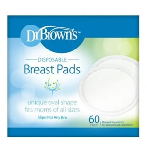 DR BROWN'S DISPOSABLE BREAST PADS (60 pack)