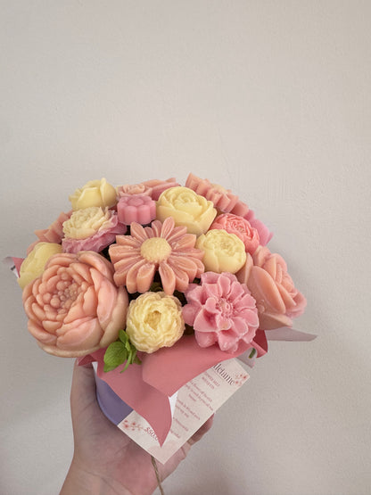 'A LITTLE TAME' Wax Melt Flower Buckets Large