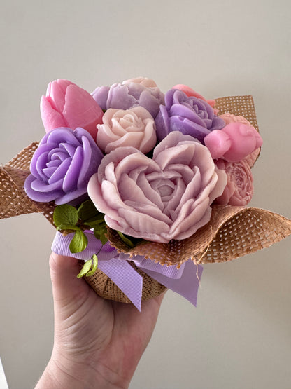 'A LITTLE TAME' Wax Melt Flower Bouquets (small)