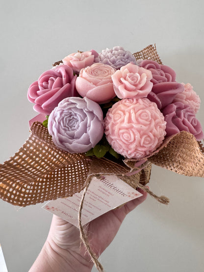 'A LITTLE TAME' Wax Melt Flower Bouquets (small)