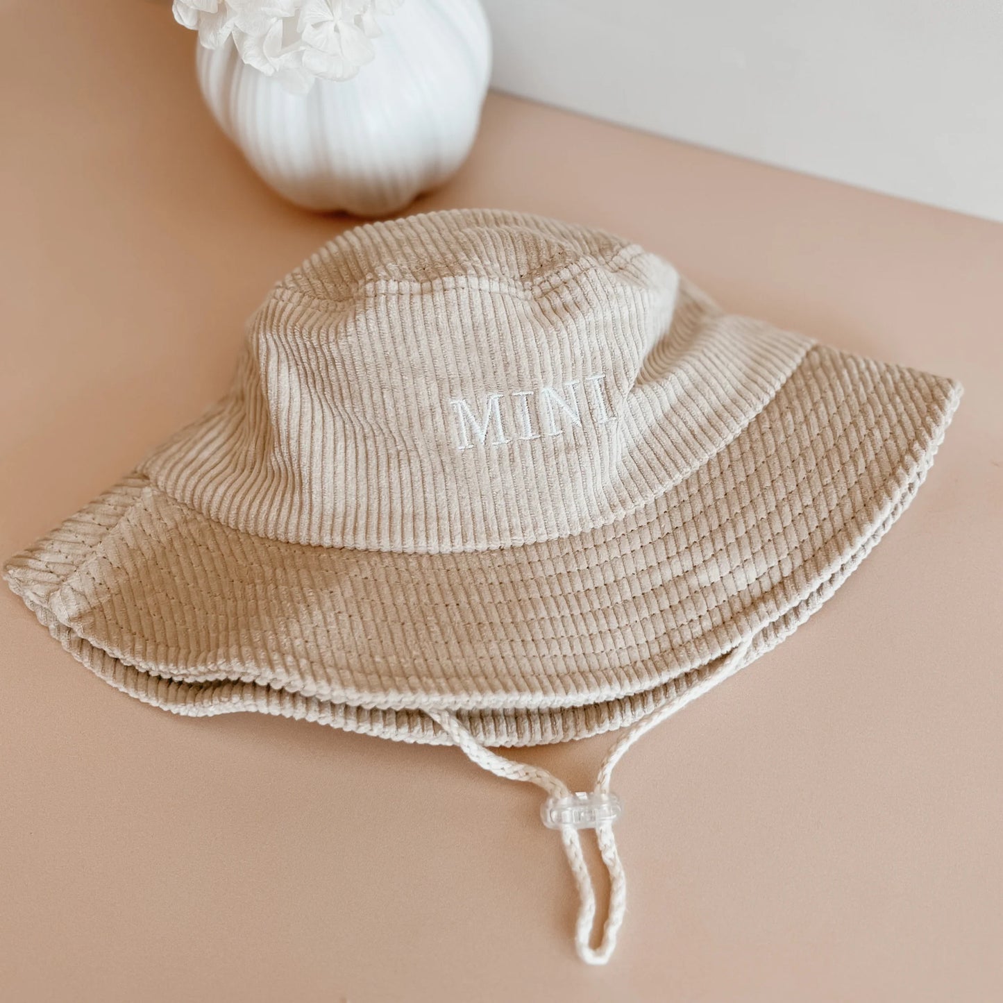 'MINI' CORDUROY BUCKET HAT- BABY SIZE