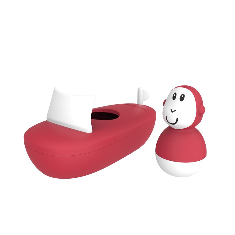 MATCHSTICK MONKEY BATH TIME BOAT SET