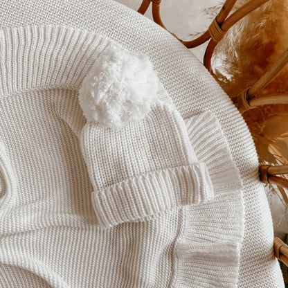 BLOSSOM & PEAR KNIT BEANIE -