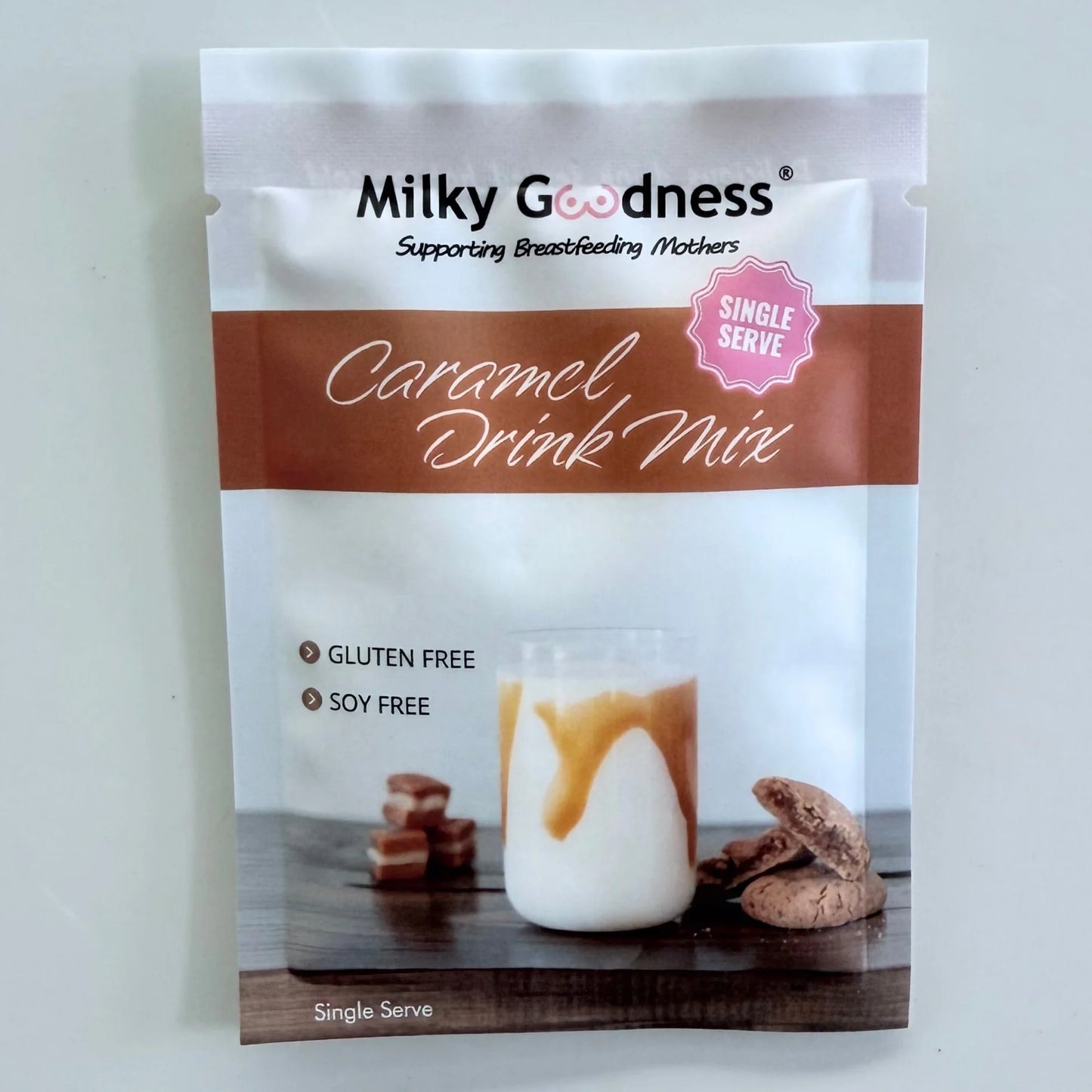 MILKY GOODNESS-CARAMEL DRINK MIX (SINGLE SERVE)