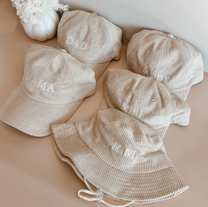 'MAMA' CORDUROY CAP