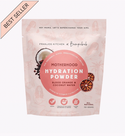 MOTHERHOOD HYDRATION POWDER- BLOOD ORANGE