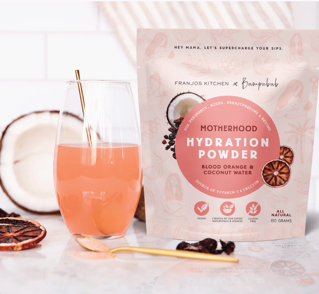 MOTHERHOOD HYDRATION POWDER- BLOOD ORANGE