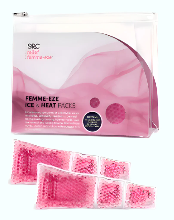 SRC RELIEF FEMME-EZE PERINIUM ICE & HEAT PACKS