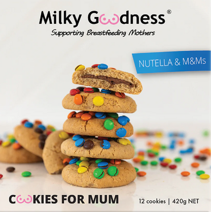 MILKY GOODNESS- NUTELLA & M&Ms