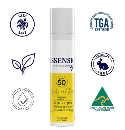 Aussenskin - Baby & Kids SPF50 Sunscreen