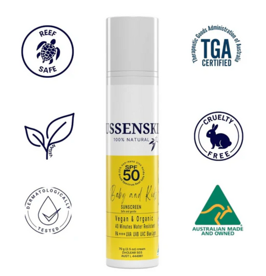 Aussenskin - Baby & Kids SPF50 Sunscreen