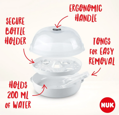 NUK MIRCO EXPRESS PLUS MICROWAVE STEAM STERILISER
