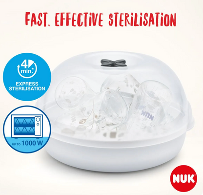 NUK MIRCO EXPRESS PLUS MICROWAVE STEAM STERILISER