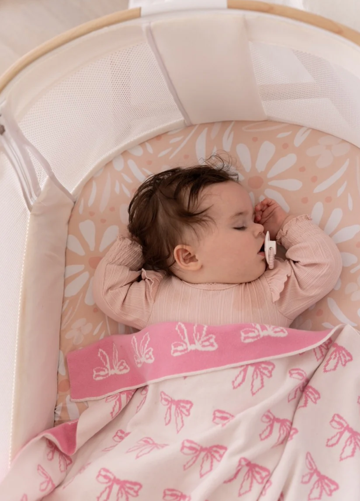 BEBE - SIGNATURE BOW BLANKET