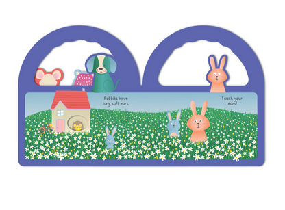 Baby's World - Peek-a-Boo Handle Book - Eyes, Nose, Ears, Toes