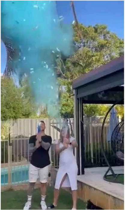 GENDER REVEAL - CONFETTI & POWDER CANNON