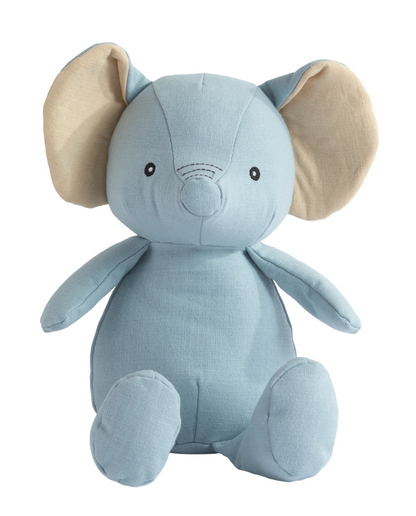 LIVING TEXTILES - LINEN ANIMAL - EDDIE THE ELEPHANT - LARGE