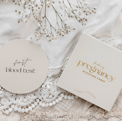 ADORE ILLUSTRATIONS - PREGNANCY MILESTONE CARDS