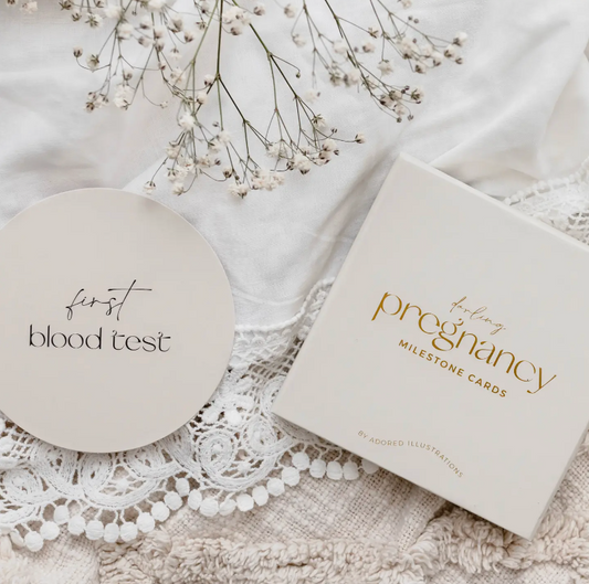 ADORE ILLUSTRATIONS - PREGNANCY MILESTONE CARDS