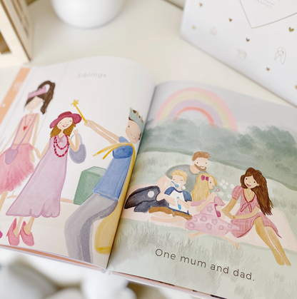 ADORED ILLUSTRATIONS - MY FAMILY ILLUSTRATED KIDS BOOK