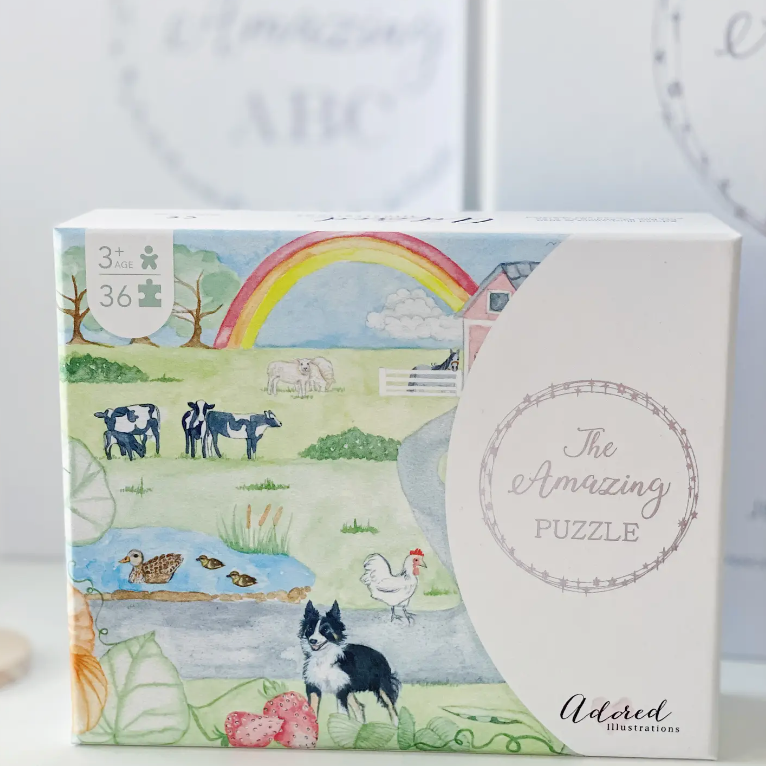 ADORED ILLUSTRATIONS - THE AMAZING PUZZLE