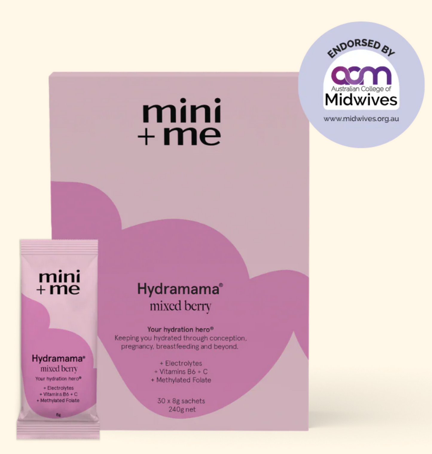 HYDRAMAMA HYDRATION DRINK - MIXED BERRY