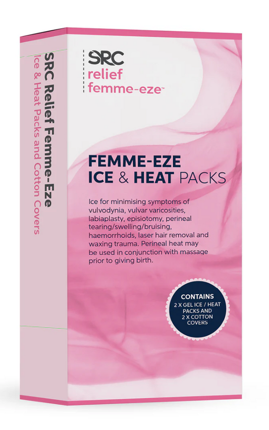 SRC RELIEF FEMME-EZE PERINIUM ICE & HEAT PACKS