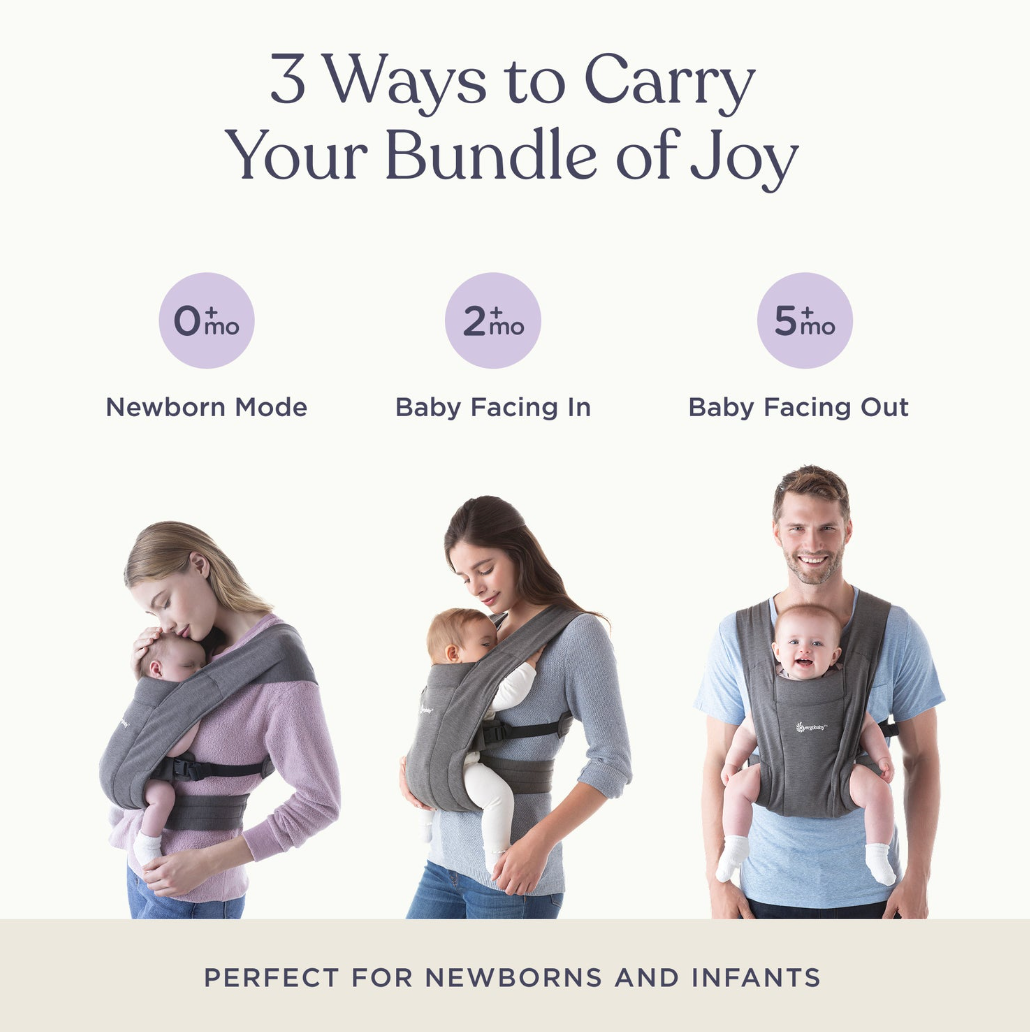 ERGOBABY EMBRACE CARRIER - SOFT GREY
