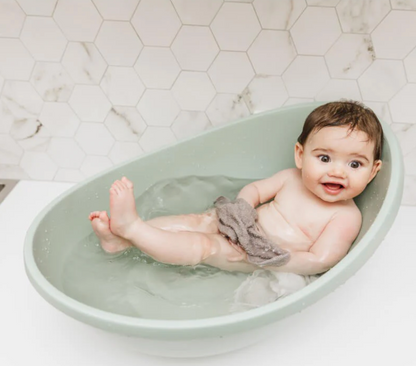 BUBBLE BABY BATH WITH BATH SEAT - SAGE