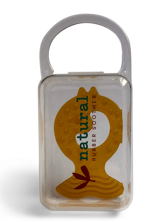NATURAL RUBBER TEETHER - FISH
