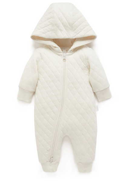 PUREBABY - QUILTED GROWSUIT