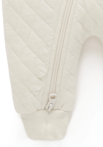 PUREBABY - QUILTED GROWSUIT