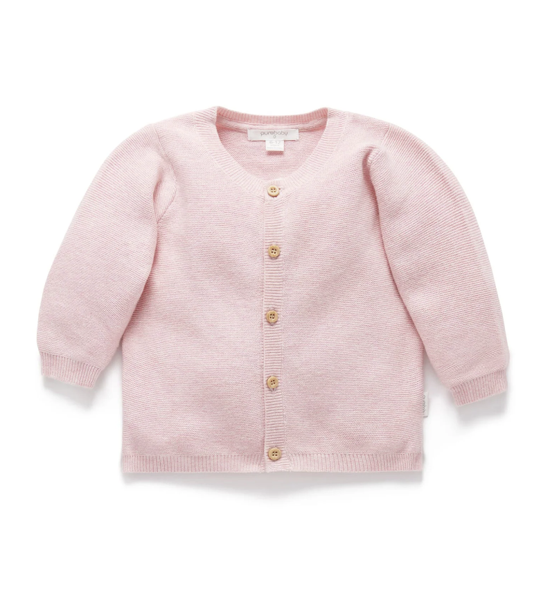 PUREBABY - TEXTURED CARDIGAN