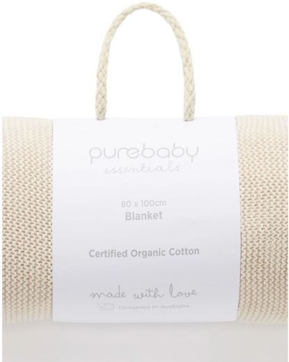 PUREBABY - TEXTURED BLANKET