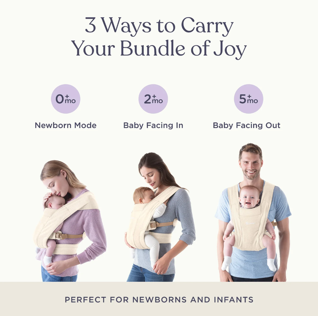 ERGOBABY EMBRACE CARRIER - CREAM