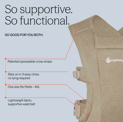 ERGOBABY EMBRACE CARRIER - SOFT OLIVE