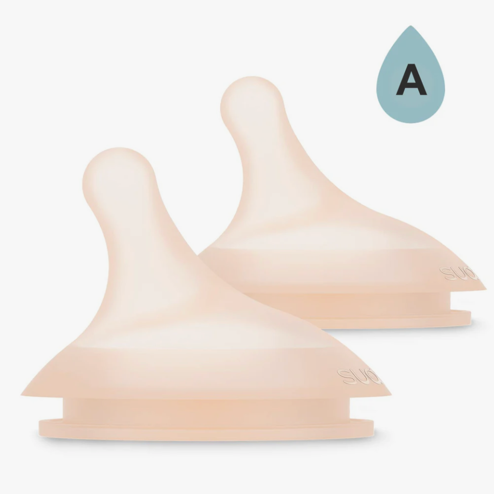 SUAVINEX ZERO ZERO ADAPTABLE FLOW NEWBORN TEAT 2 PAX