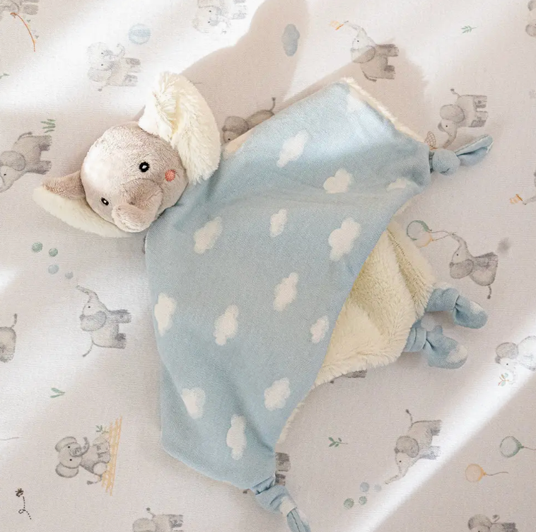 LIVING TEXTLES - SECURITY BLANKET - ELEPHANT